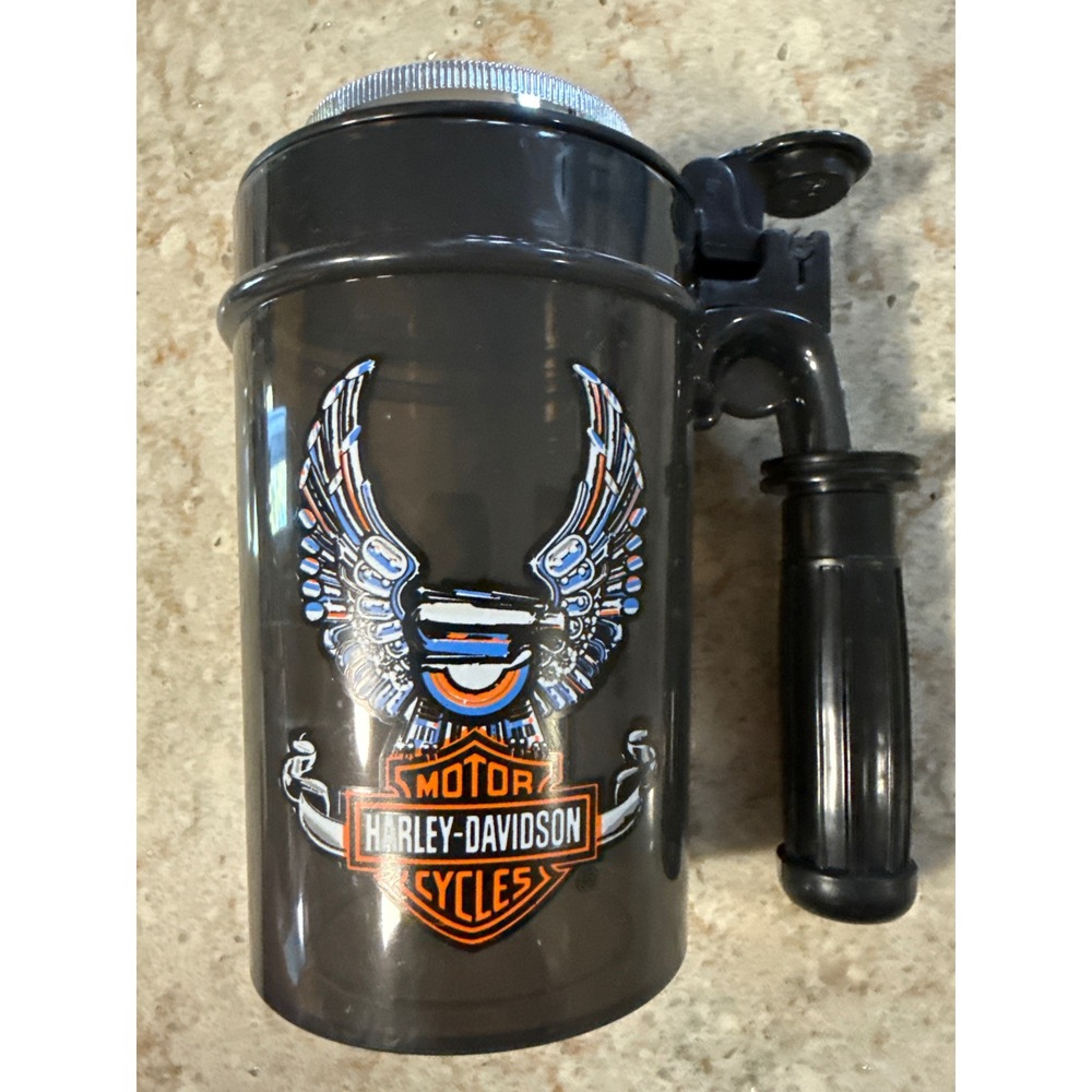 Harley-Davidson Handlebar Grip Stein Mug Live To Ride 1L Funomenon Black Silver